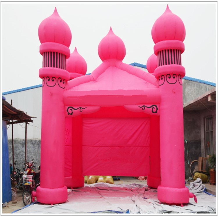 中原镇粉色帐篷